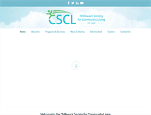 Tablet Screenshot of cscl.org